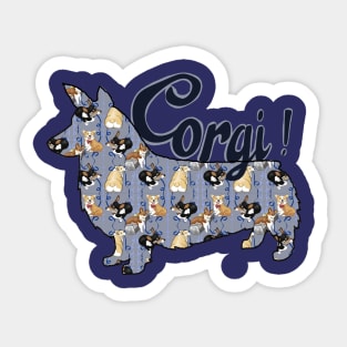 Pembroke Welsh Corgi Sticker